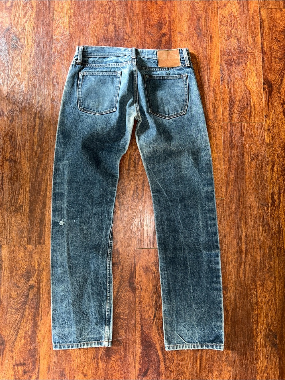 Unbranded tapered 14.5oz Selvedge Denim Classic  Blue Jeans